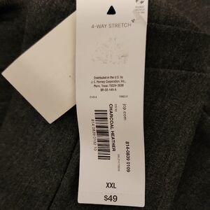 Liz Claiborne Dark Gray Stretch Pants XXL
